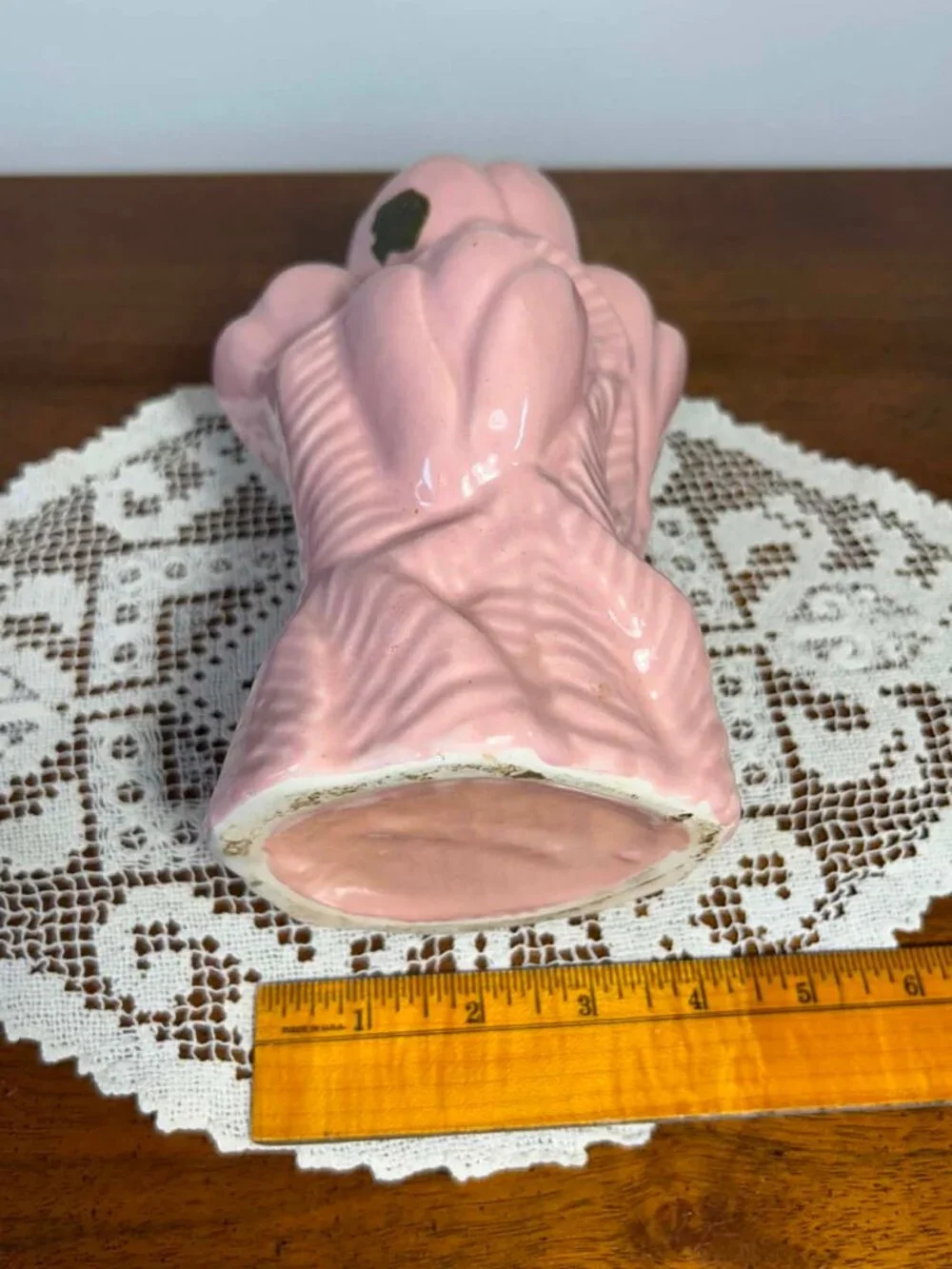 Rare Vintage Niloak Ozark Dawn Pink Tulip Crocus Vase - PRISTINE